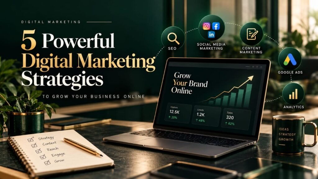 5 Powerful Digital Marketing Strategies to Grow Your Business Online
